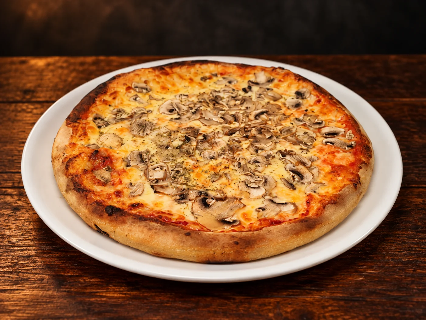 Cheese & Mushroom Pizza
